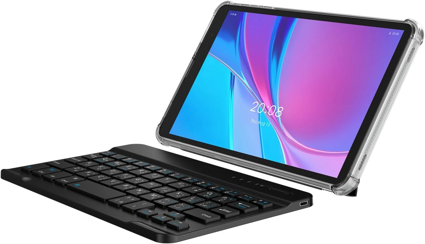 **Oteeto Tab 8 Tablet** 8-inch display 8GB RAM 256GB internal storage Octa-core processor up to 1.8GHz 5G network support 5000mAh battery 13MP rear camera 5MP front camera Android 13 Gray color Bluetooth support