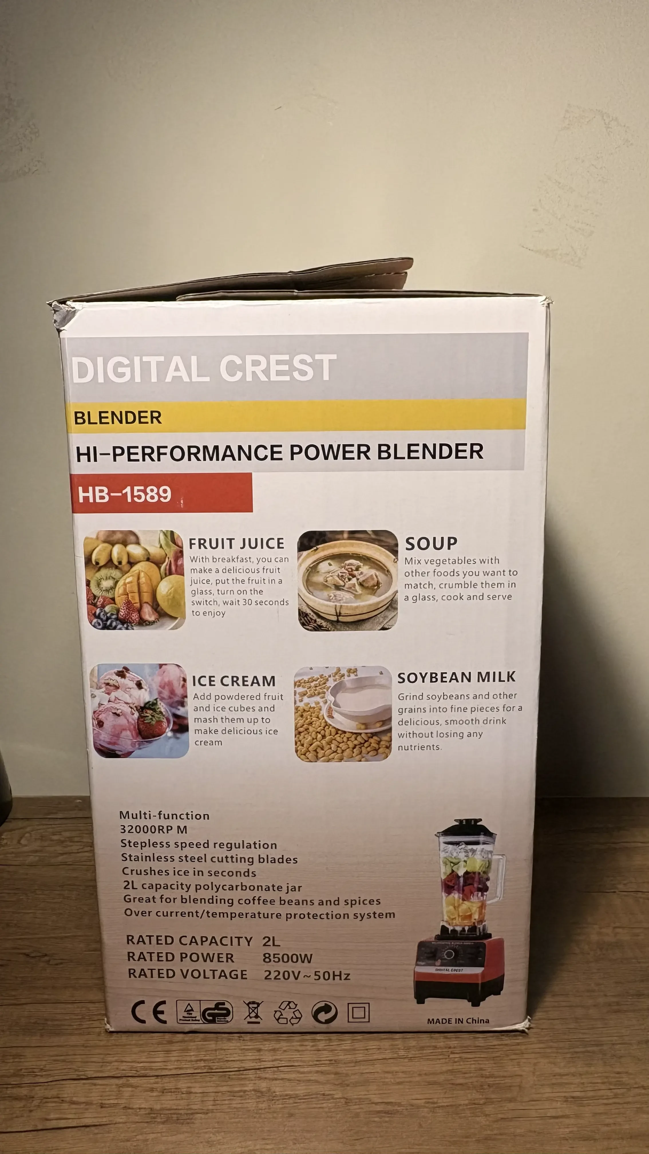 خلاط Digital Crest للأداء الشاق